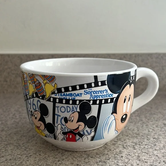 Mickey Mouse through the years soup large soup bowl mug - Picture 3 of 7